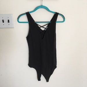 Charlotte Russe Black Bodysuit Medium